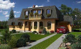 Spacious house with a garage and large basement.
